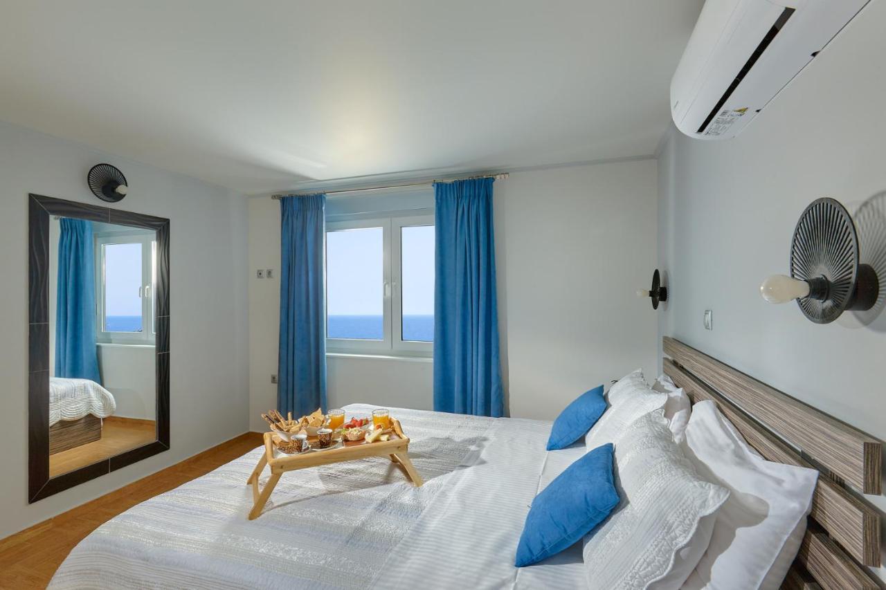 Ferienwohnung Breathtaking Sea View Flat In South Crete Keratókambos Exterior foto