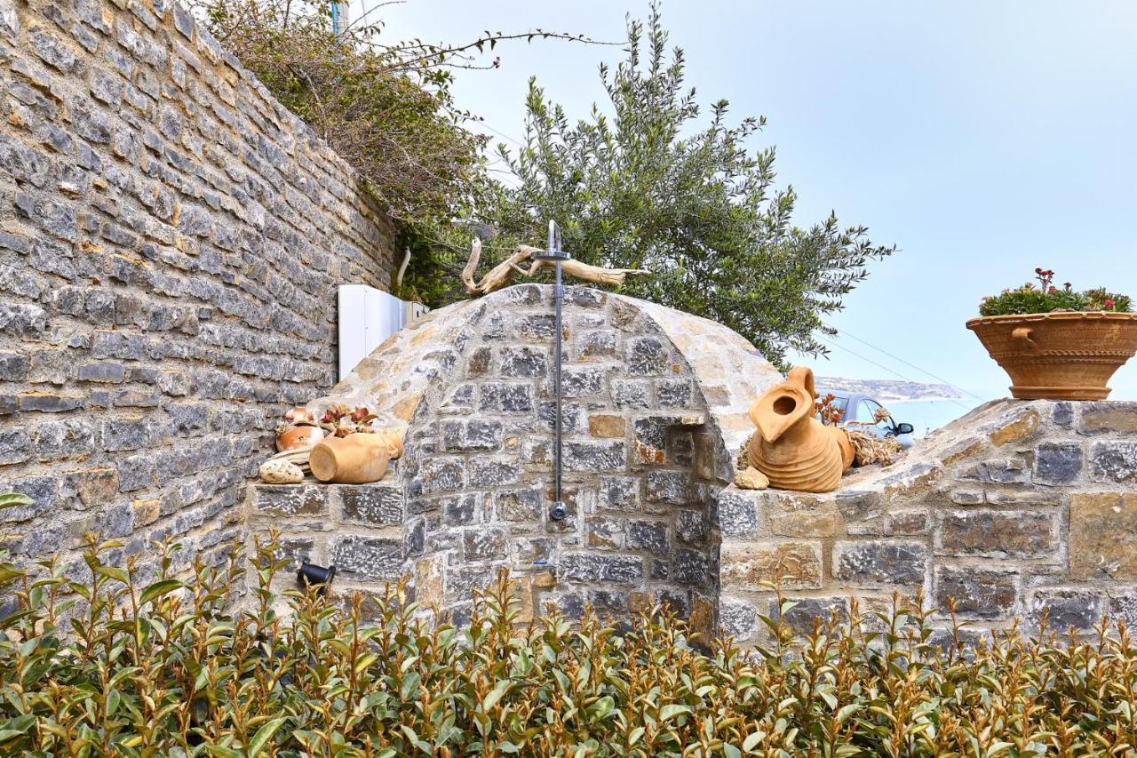 Ferienwohnung Breathtaking Sea View Flat In South Crete Keratókambos Exterior foto