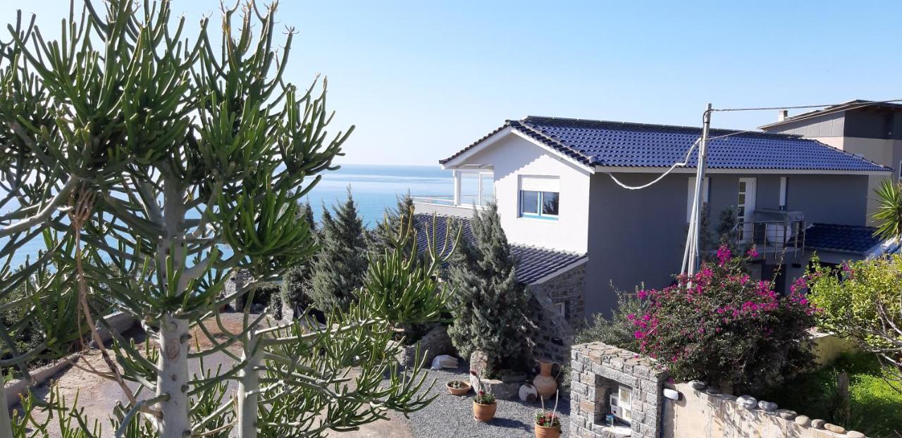 Ferienwohnung Breathtaking Sea View Flat In South Crete Keratókambos Exterior foto
